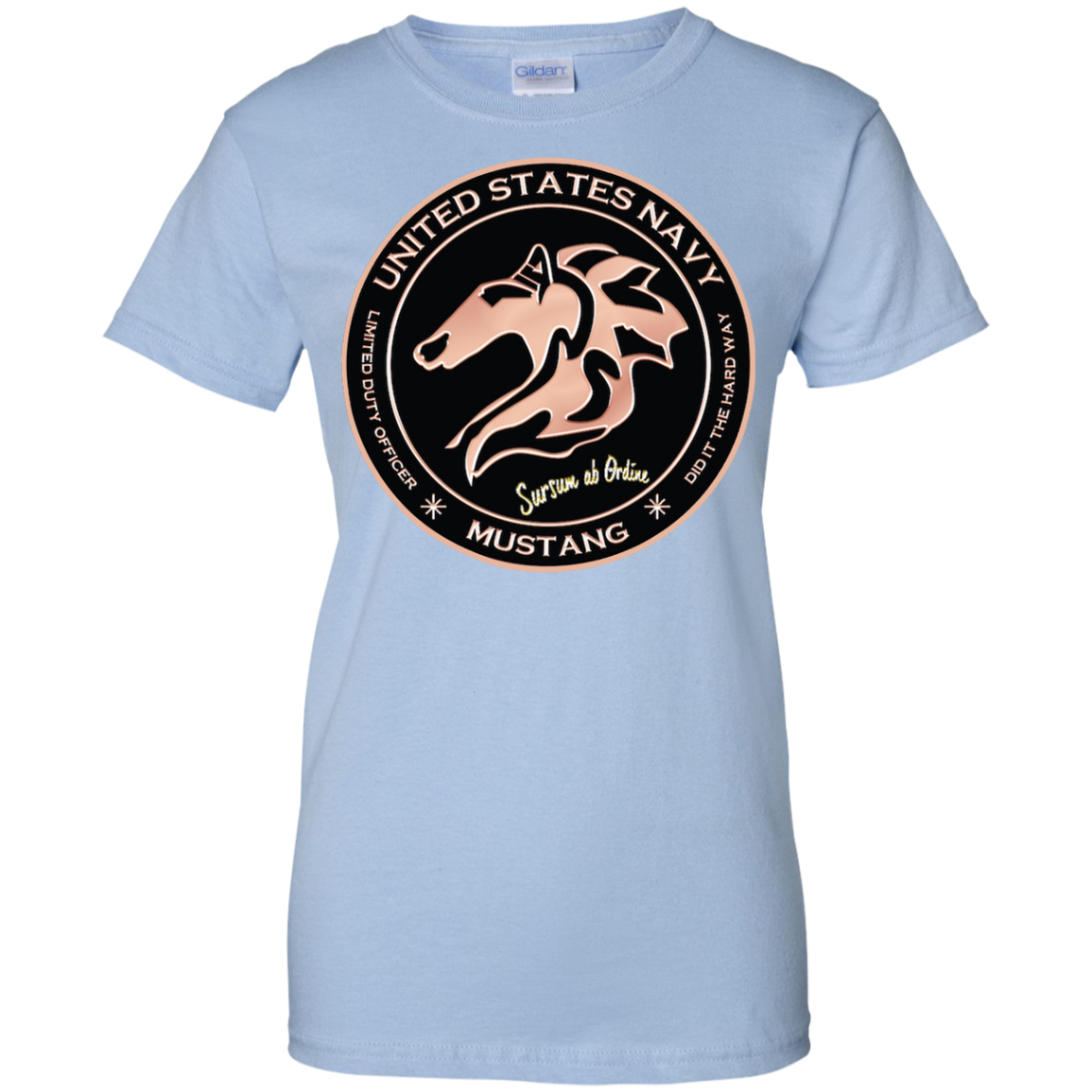 Mustang 1 Ladies Custom Cotton T-Shirt