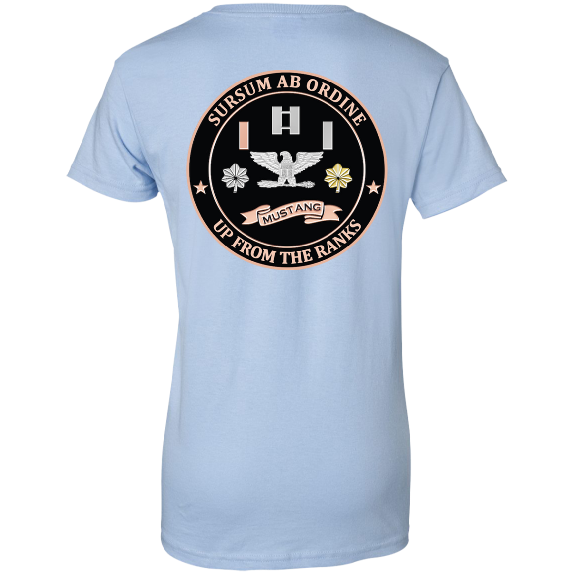 Mustang 1 Ladies Custom Cotton T-Shirt