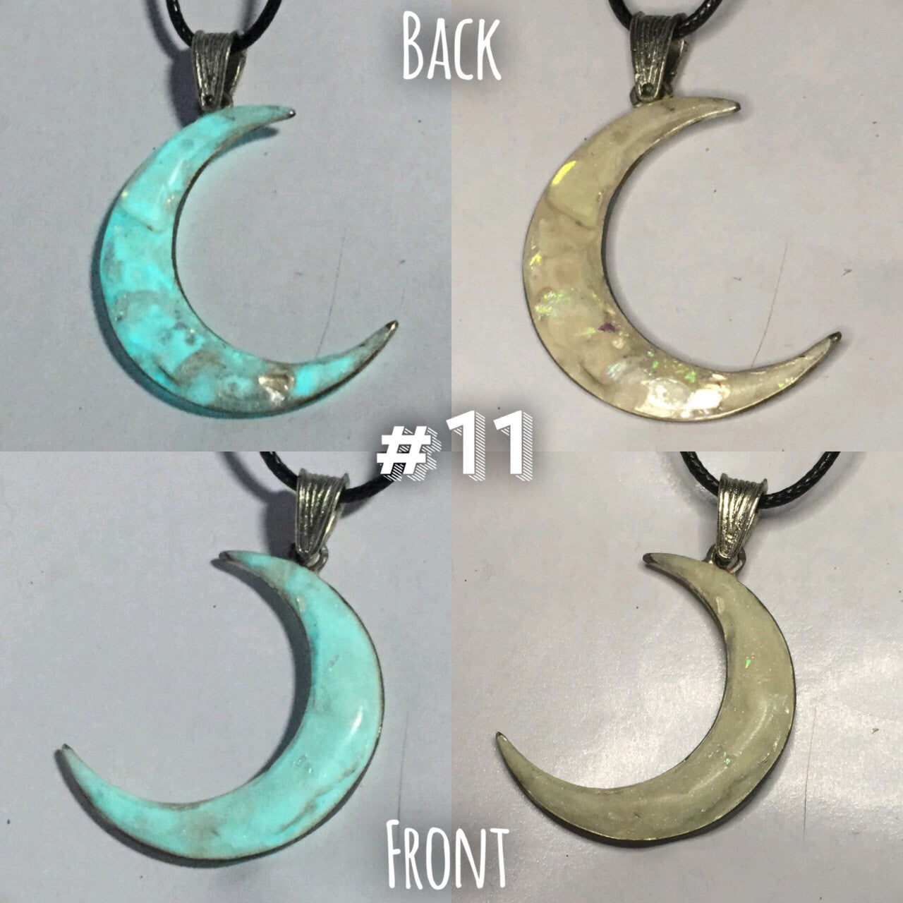 "Neon Moon" Crescent Moon Necklace