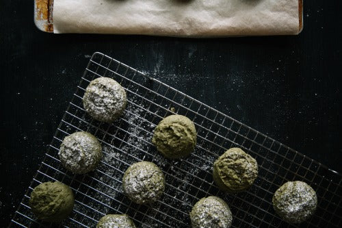 A batch of toasty and aromatic matcha green tea cake cookies are the perfect sweet way to impress your loved ones