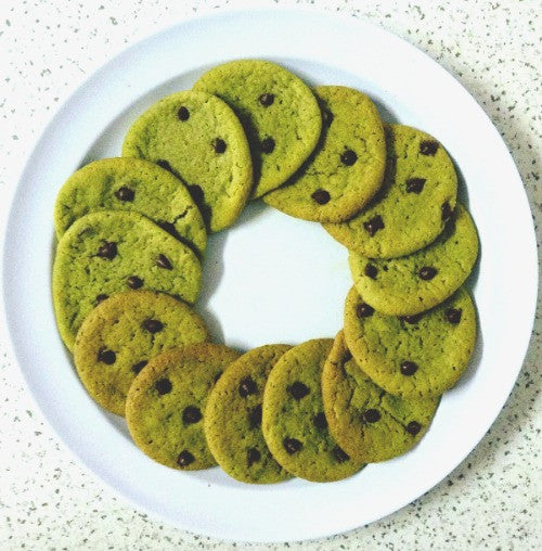 Super delicious Matcha Chocolate Chip Cookies made with the earthy matcha powder, creating a delightful bitter-sweetness for the cookies