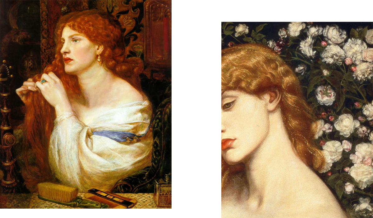 Pre-Raphaelite paintings of women, inspirations for Ella Pavlides
