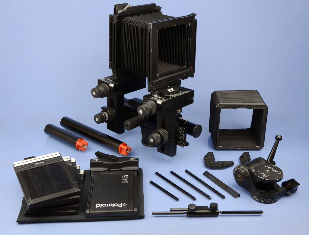 SINAR P2 4X5 LARGE FORMAT RAIL CAMERA +BELLOWS +FILM HOLDERS +CASE