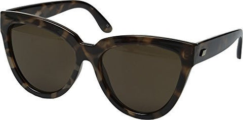 Le Specs Women's Liar Liar Sunglasses, Volcanic Tort/Brown Mono, One Size