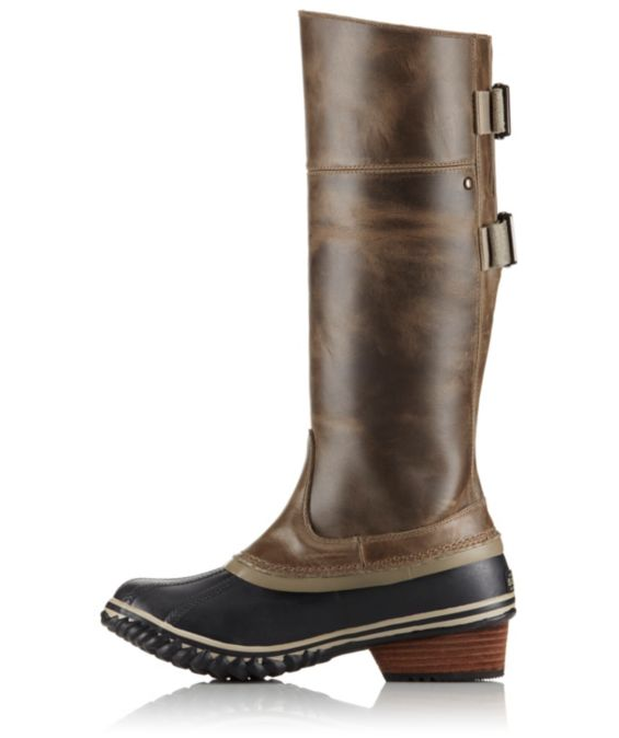 sorel slimpack riding boot umber