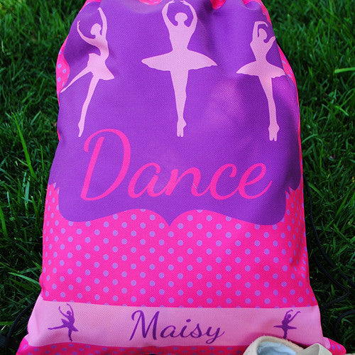 Drawstring Tote - Style #42019 Dance Print