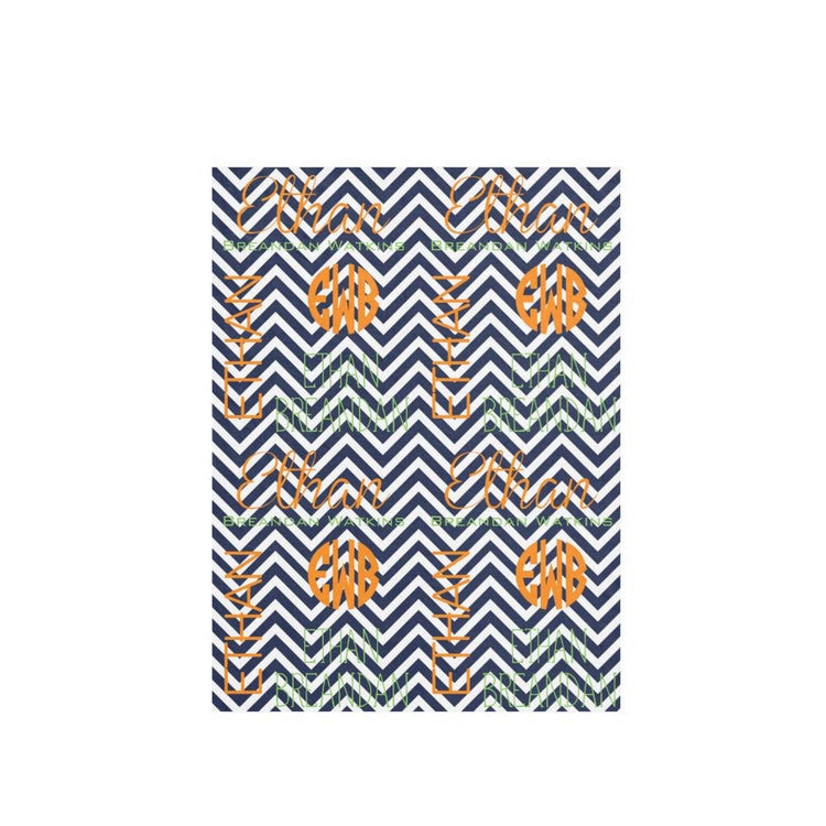 Baby Blanket Single Side Plush Fleece - Style #25105