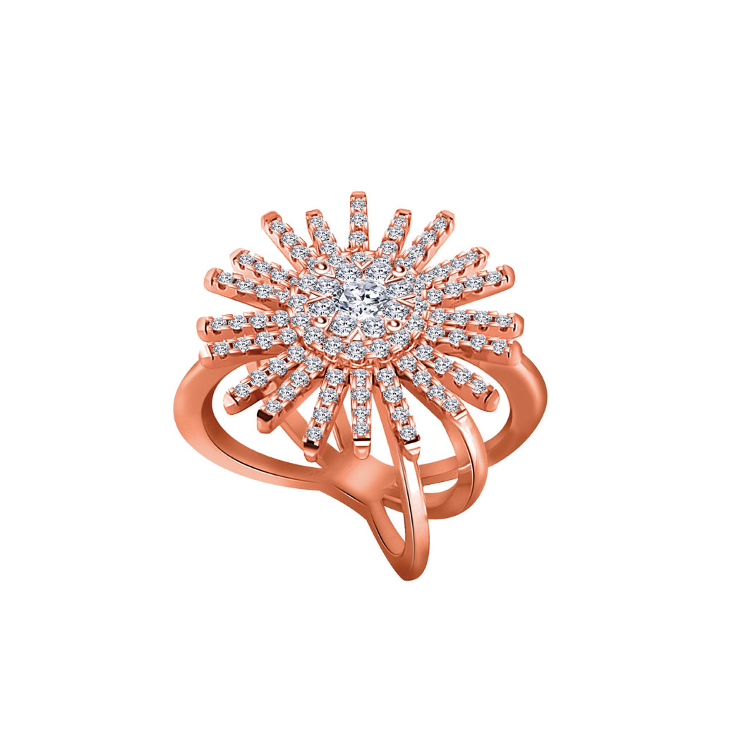 Spark 14K Rose Gold Diamond Ring (1 ct. tw.)