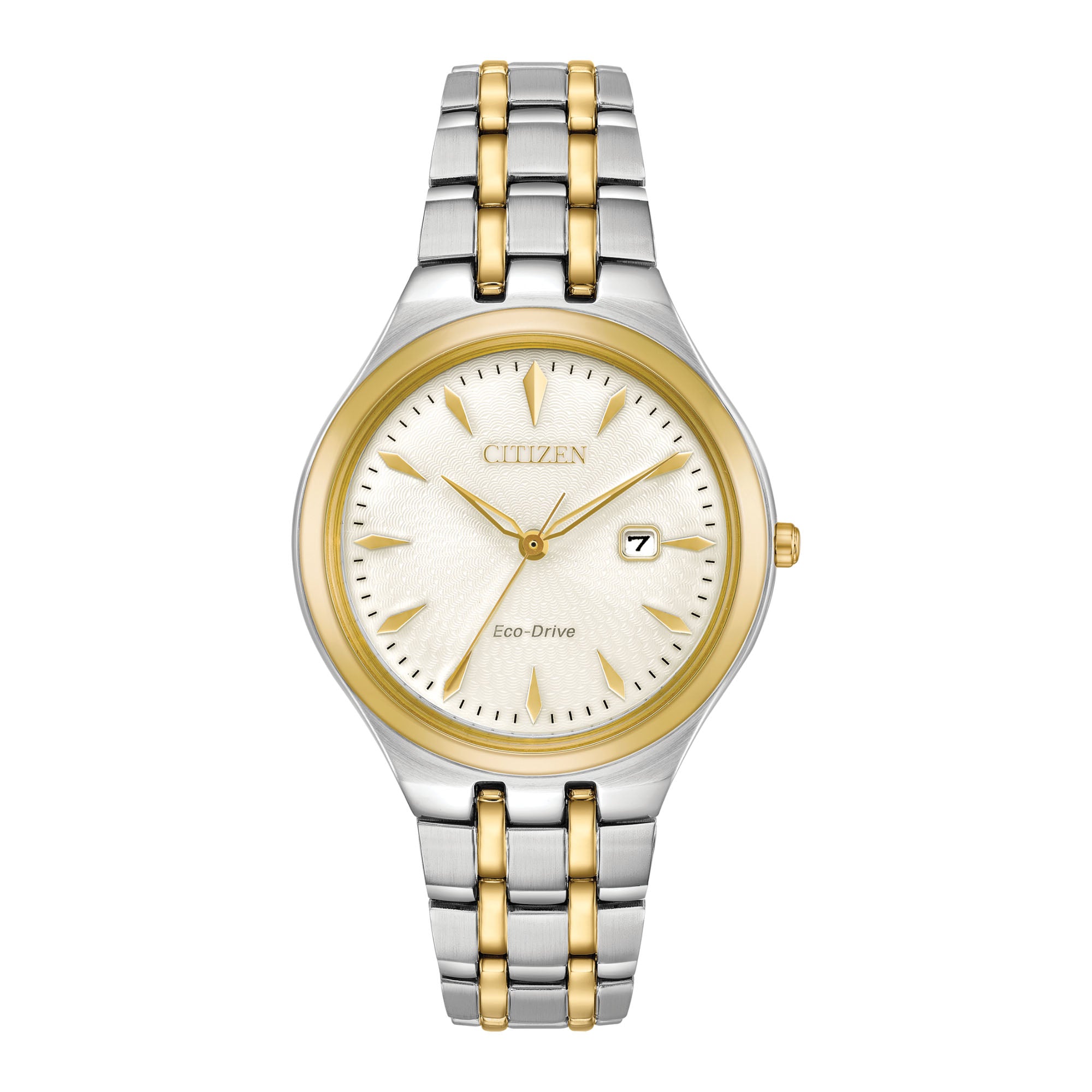 Eco-Drive Corso Stainless Steel Two Tone Ladies Watch –