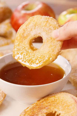 Apple Ring Pancake Dippers