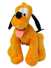 Kids Disney 11" Goofy & Pluto Dogs Plush Doll w/ 14" Mickey Racer Sling Bag