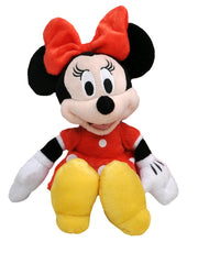 Minnie Mouse Plush Doll 11" Beanbag Red Dress Disney Girls Stuffed Toy