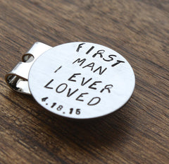 Personalized Golf Ball Marker - Father of Bride Gift w/ Custom Date