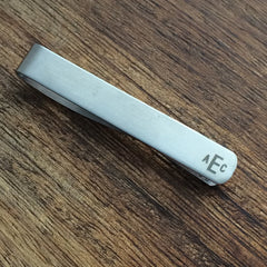 Personalized 'Father of the Bride' Tie Clip w/ Custom Initials & Date