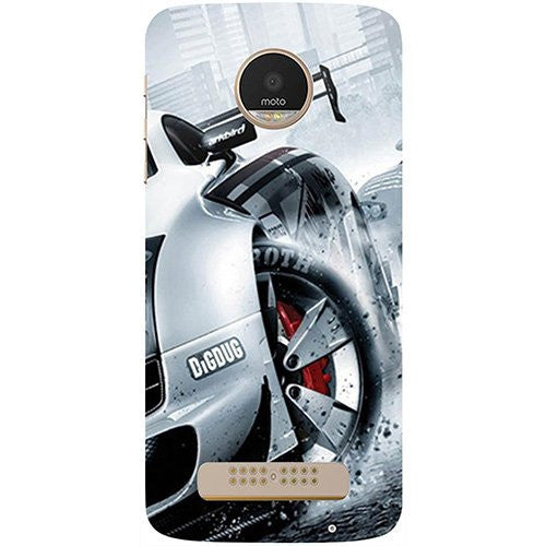 Hamee Drift Sport Print Design 3D Printed Hard Back Case Cover for Motorola Moto G5