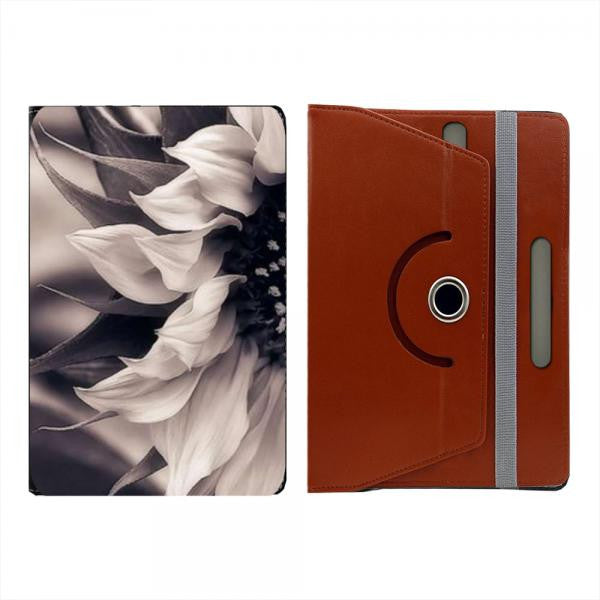 Hamee Brown Leather Rotating Flip Case for Kindle Voyage - Design 514
