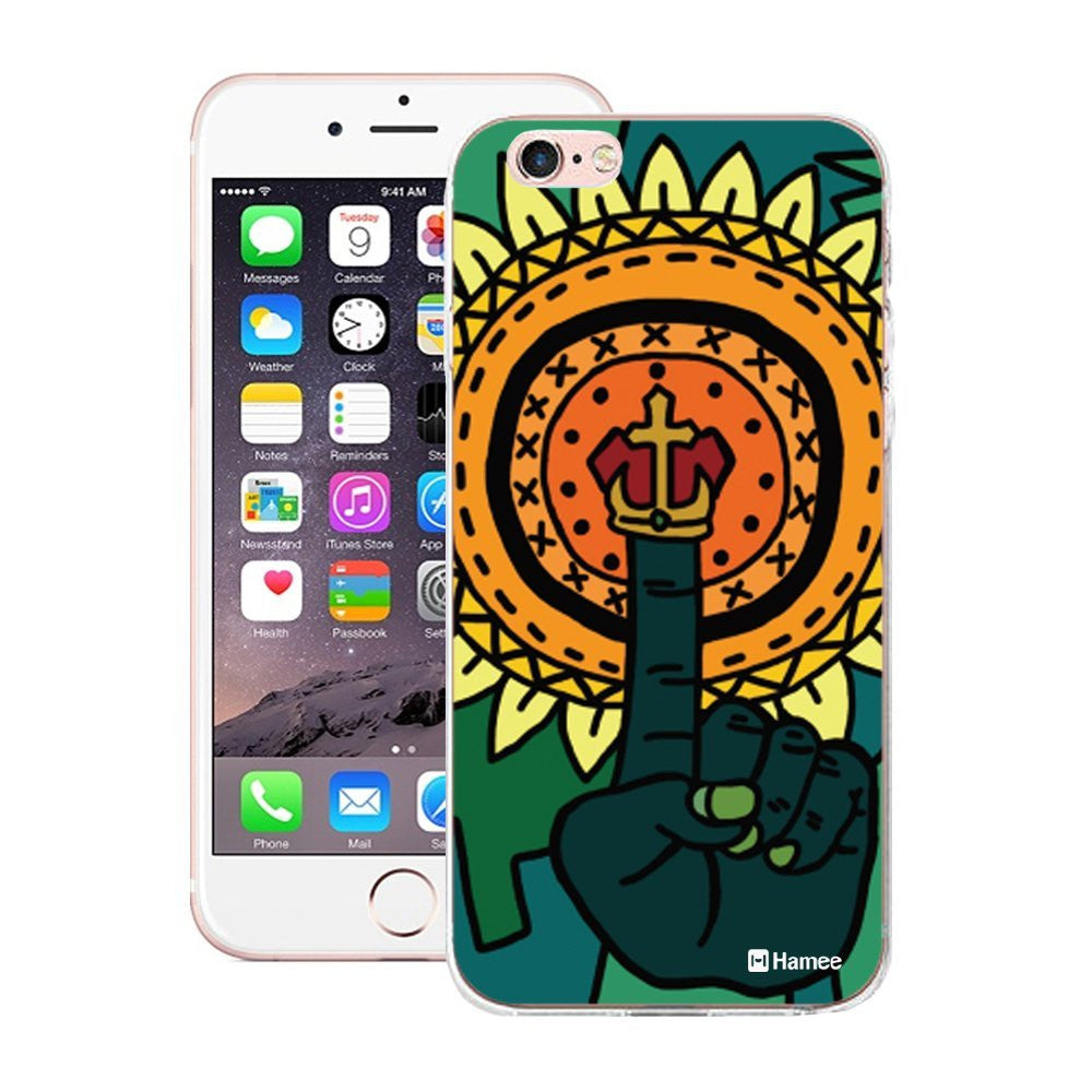 Hamee Abstract Hand Finger Designer Cover For Apple iPhone 6 Plus / 6S Plus - Hamee India