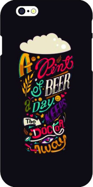 Hamee Back Cover for VIVO V3 Max " Beer a Day Keeps Doctor Away " - Hamee India