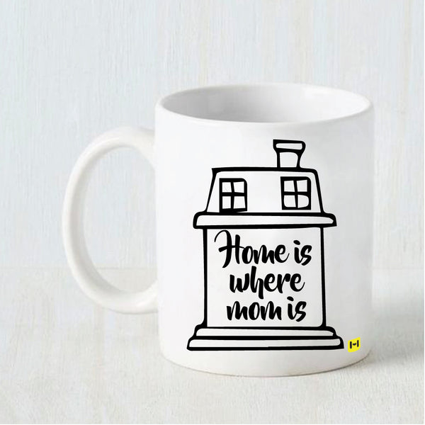 Home Is - White Coffee Mug-Hamee India
