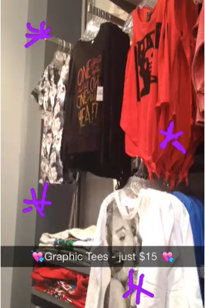 Wet Seal Snapchat | Shopify Retail blog