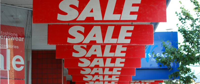 Red signs, store signs | Shopify Retail blog