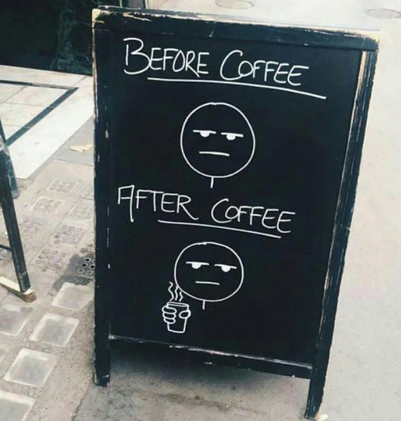 Funny coffee signage | Shopify Retail blog