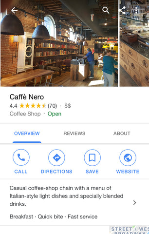 Google near me search result | Shopify Retail blog