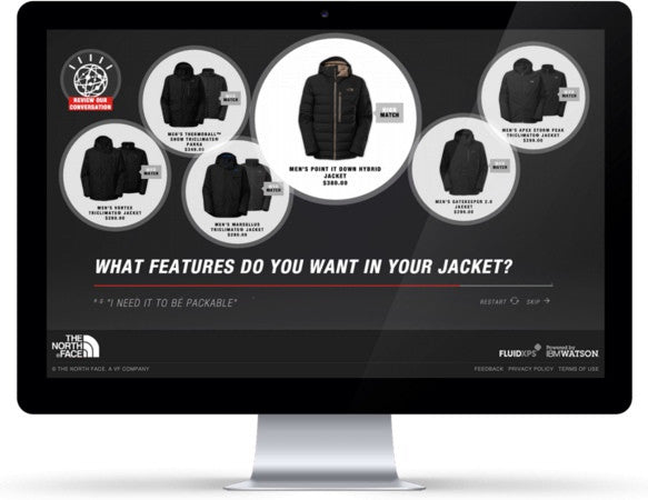 North Face Watson by IBM | Shopify Retail blog