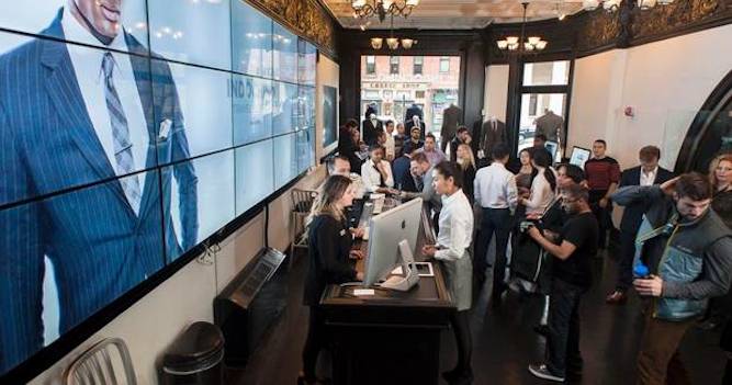 Indochino pop-up store | Shopify Retail blog