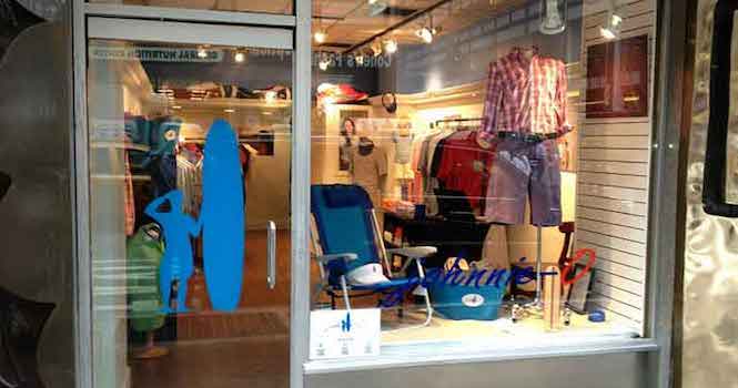 Johnnie-O window display | Shopify Retail