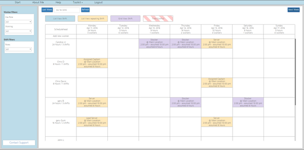 Schedulehead scheduling tool | Shopify Retail