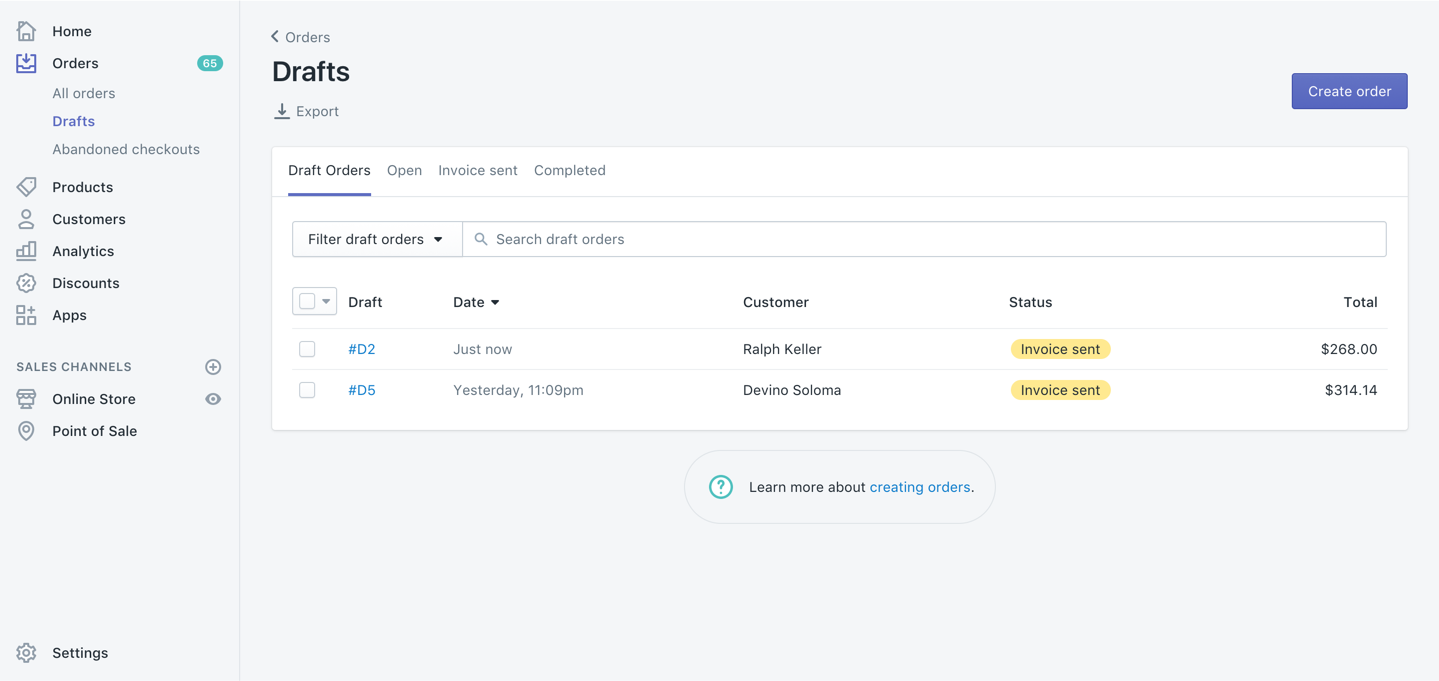 Buy Online for Shopify POS, draft orders | Shopify Retail blog