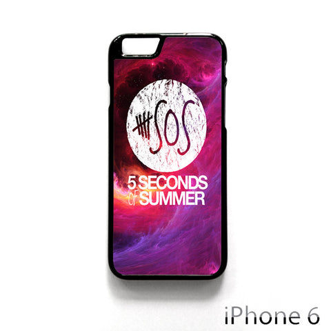 5 SOS Seconds Of Summer Purple Space Galaxy for Iphone 4/4S Iphone 5/5S/5C Iphone 6/6S/6S Plus/6 Plus Phone case