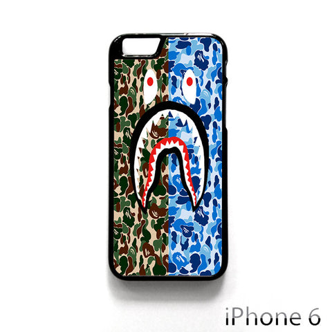 Bape Shark Camo Flag for Iphone 4/4S Iphone 5/5S/5C Iphone 6/6S/6S Plus/6 Plus Phone case