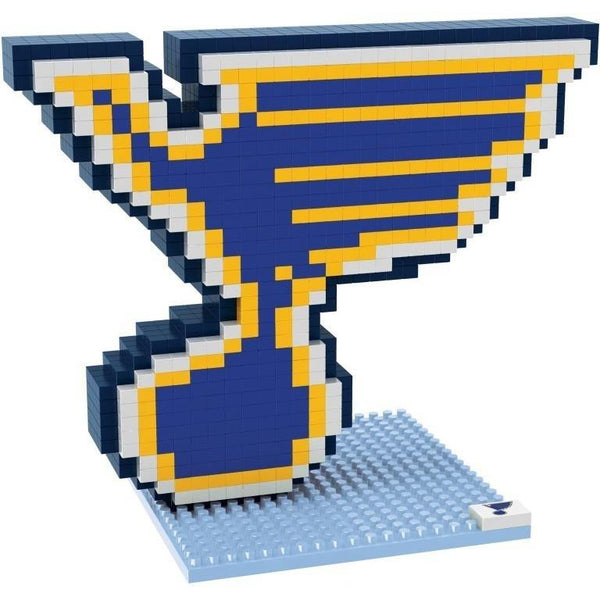St Louis Blues NHL BRXLZ 3D Construction Puzzle Set - Logo - Sports Fan Island