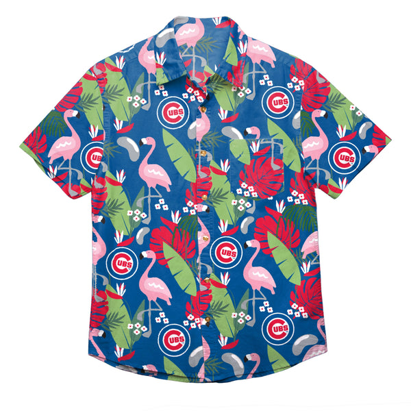 chicago cubs button down shirt