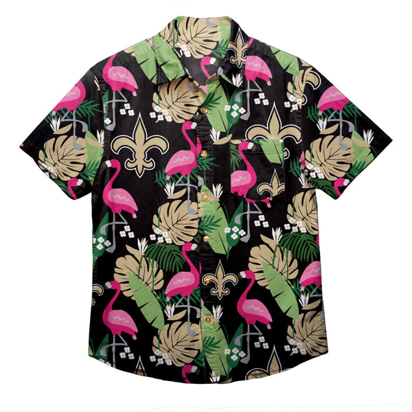 new orleans saints button up shirt