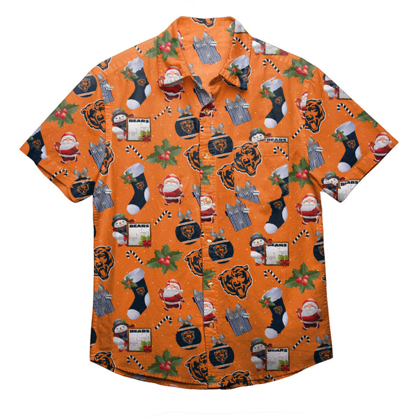 chicago bears button up shirt