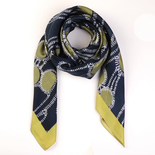 yellow hermes scarf