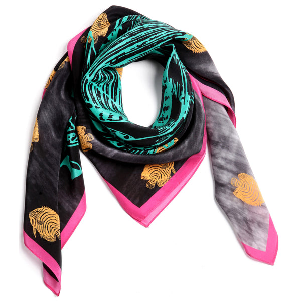 designer square scarf