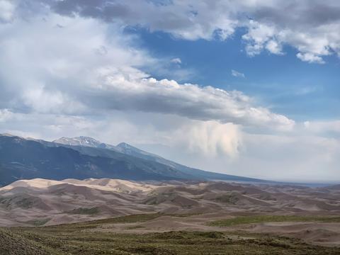 Hiking in the desert