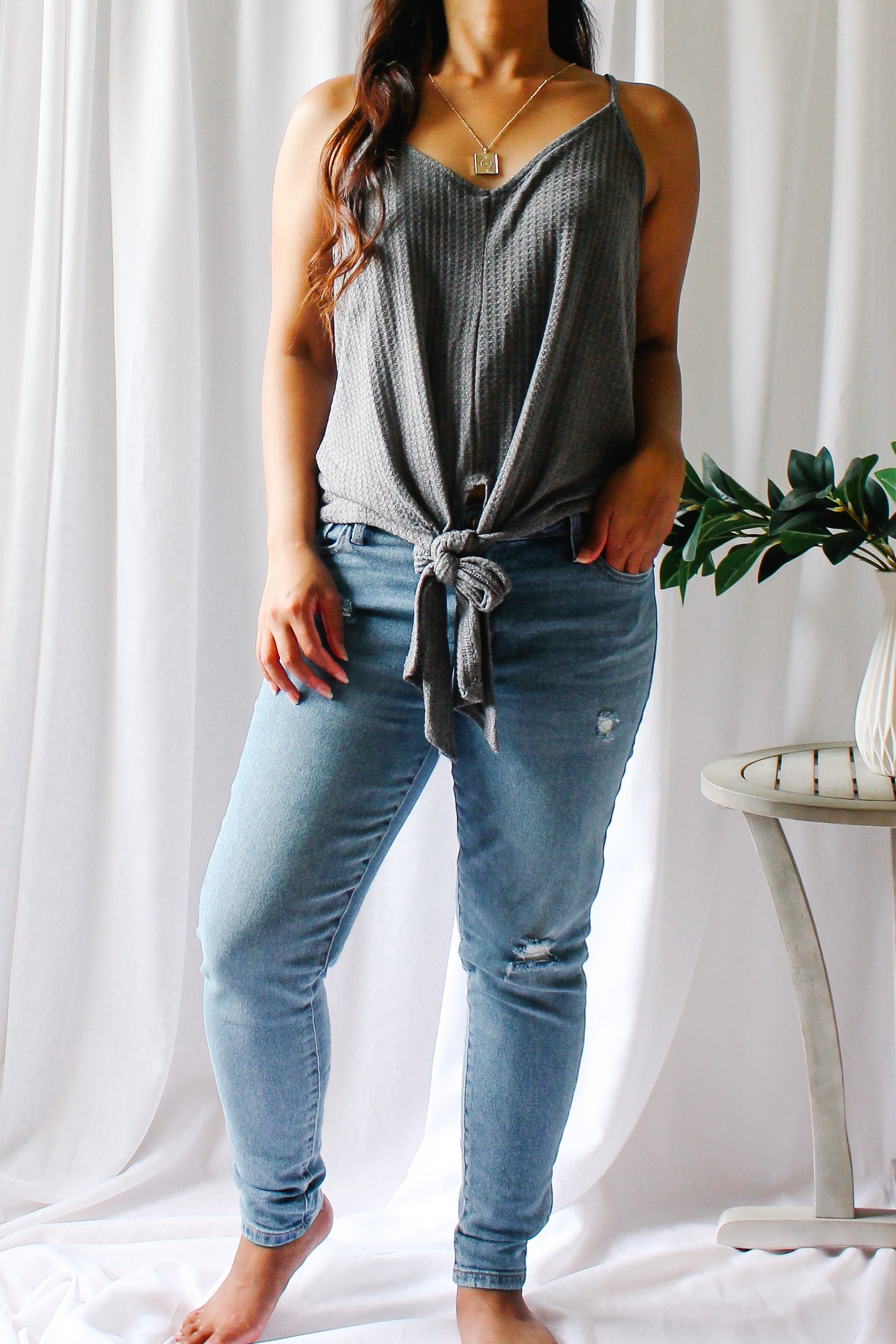 Lauren Top in Gray