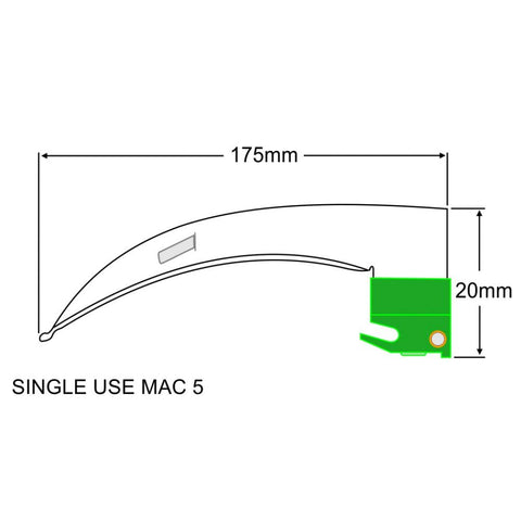 DLITE® | F.O SINGLE USE MACINTOSH BLADE - 70.700.105