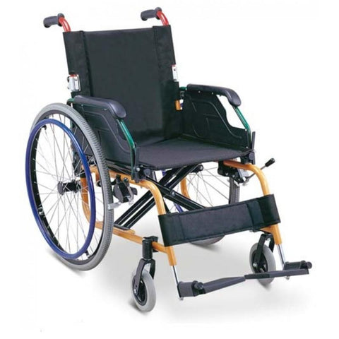 Wheel Chair Folding with Detachable Arm Rest and Foot Rest 980LA