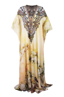 long lace kaftan