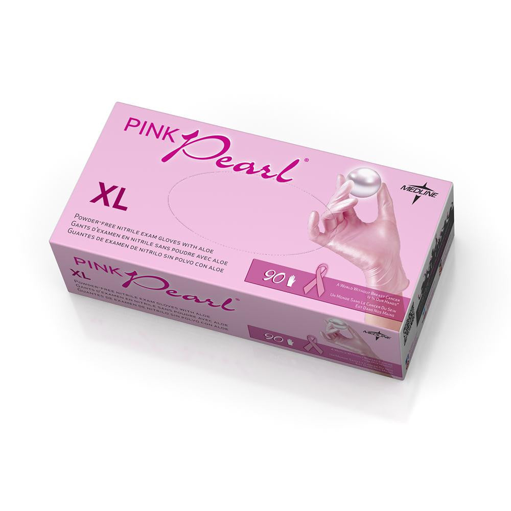 Generation Pink Pearl Nitrile Exam Gloves - X-Large - 900 Each / Case