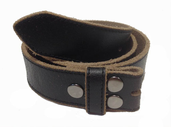 Wholesale mens leather belts without buckles, plain leather belt straps, Leather Snap on Belt ...