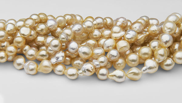 Baroque Gold South Sea Pearls
