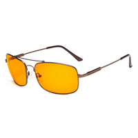 Rectangle Memory Titanium Frame Computer Eyeglasses DS1805eyekeeper.com