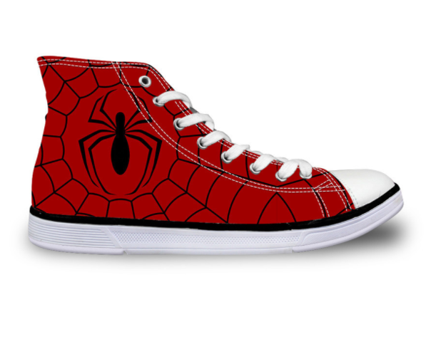 Spiderman Unisex Printed Canvas Shoes 